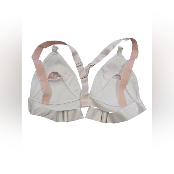 Nuturally Pumping/Nursing Bra NWT Pink White Size Small - Picture 2 of 6